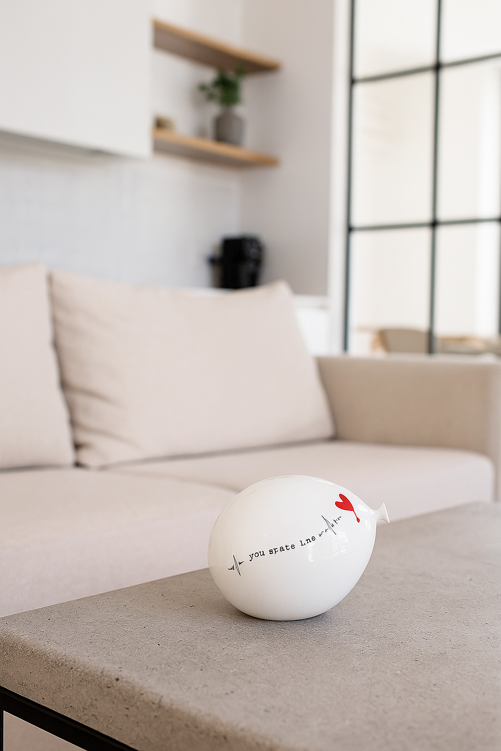 Palloncini in ceramica bianco